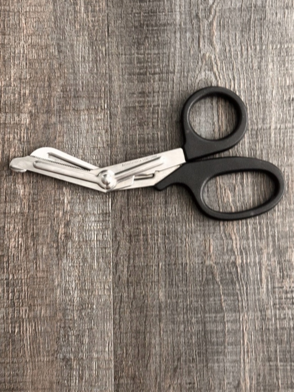 💞 Stainless Steel Trauma Sheers Scissors with Black Handle